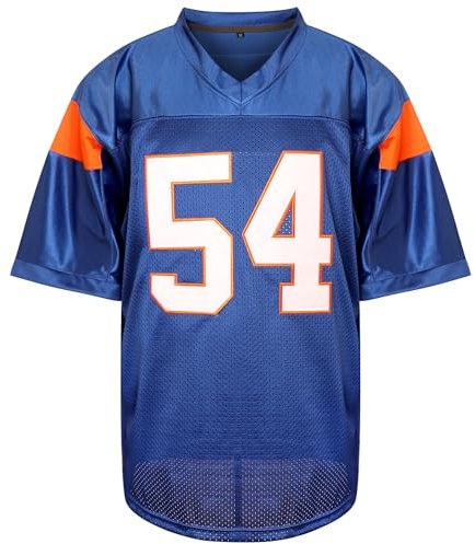 Blue Mountain State 54 Thad Castle Maillot de football Bleu, bleu, L