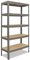 shelfplaza® 180x60x40cm PROFI Schwerlastregal grau/Metallregal mit 5 Böden à 200kg Tragkraft/Kellerregal Metall, Garagenregal, Werkstattregal oder Regal Lagerregal/Steckregal Metall