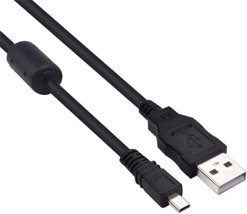 Cavo di ricambio USB UC-E6 per fotocamere digitali Nikon D7200 D7100 D3200 D5200 D5100 V1 (3,5 FT)