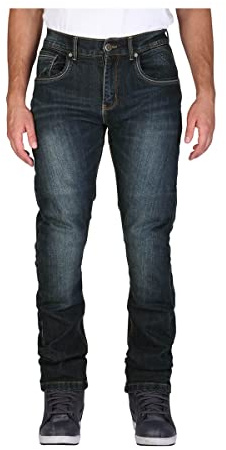Modeka Glenn 2 Motorrad Jeans, dunkelblau, Short 34