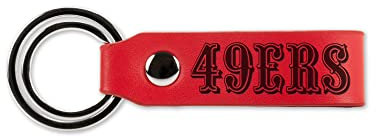Rico Industries NFL Schlüsselanhänger aus Kunstleder, San Francisco 49ers, 10,2 x 3,6 cm