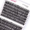 Fadlash Faux Cils Extension Cils 0.07 D Cornée 12mm 30D+40D Individuels Cils Cluster DIY Volume Russe Cils Réutilisables