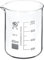 PATIKIL 800ml Low Form Glass Beaker, 3.3 Borosilicate Glass Graduated Printed Scale Measuring Cups with Spout for Kitchen Lab Liquids Transit Boiling