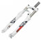 LHHL MTB Forks 26 27.5 29 Pollice Mountain Bike Fork Forcella Ammortizzata Viaggio 80mm XC Forcella di Sospensione 1-1/8 Tubo Dritto Blocco Manuale Freno A Disco QR 9mm