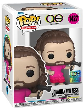 Funko POP! TV: Queer Eye - Jonathan Van Ness - Vinyl-Sammelfigur - Geschenkidee - Offizielle Handelswaren - Spielzeug Für Kinder Und Erwachsene - TV Fans - Modellfigur Für Sammler Und Display