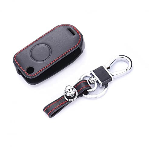 Leder Autoschlüssel Fall Remote Protector Cover Tasche Shell Schlüsselanhänger Zubehör für Mercedes für Benz W168 W124 W202 W210 W211 W203