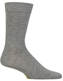 SockShop Mens Colour Burst Plain Bamboo Socks with Smooth Toe Seams Pack of 1 Fade to Grey 12-14