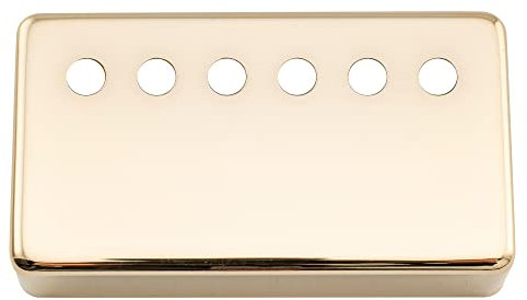 Musiclily Pro 49,2mm Neusilber Legierung Gitarre Humbucker Abdeckung Humbucker Pickup Cover für American E-Gitarre, Gold
