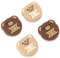 GeekShare 4PCS Thumb Grip Caps Compatible with Nintendo Switch/OLED/Switch Lite,Soft Silicone Joystick Rocker Cover - Bear Cookies