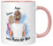 TassenTicker - Personalisierte Tasse - Mama - Tochter - Sohn - Muttertag - Muttertagsgeschenk - Geburtstag - Beste Mama - Geschenk - Mamaspruch (1 Kind Rosa)