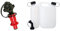 Oregon - Bouchon Verseur de Sécurité pour Bidon d'Essence Combiné de 5 L, Facile à Utiliser (562611) & Bidon Combiné Économique, 5 + 3 Litres, Bidon 2-en-1 pour Essence et Huile pour