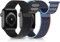 UpNeioco 2 Stück Nylon Loop Armbänder Kompatibel mit Apple Watch Armband 44mm 45mm 42mm-Sport Klettverschluss Armband Herren Damen, Stoff Geflochtenes Ersatz Band für iWatch Series 9 SE 8 7 6 5 4 3 2