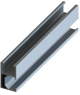 OST WEST Balkonkraftwerk Halterung Aufständerung PV Modul Dach Solar Flachdach 10-40° (Aluprofil 1,2m)