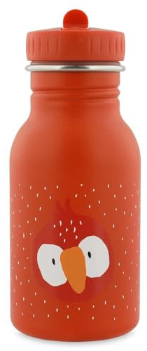 Trixie Baby Trixie - Gourde pour Enfants en Acier Inoxydable 350ml - Mr. Parrot (Perroquet)