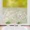 Wandtattoo Loft Sichtschutzfolie Fenster mit Gysophila Motiv, Fensterfolie Blickdicht, Florale Milchglasfolie Fenster, Fensterdeko Selbstklebende Folie, Fenster Dekoration Blumen, Fenster Klebefolie