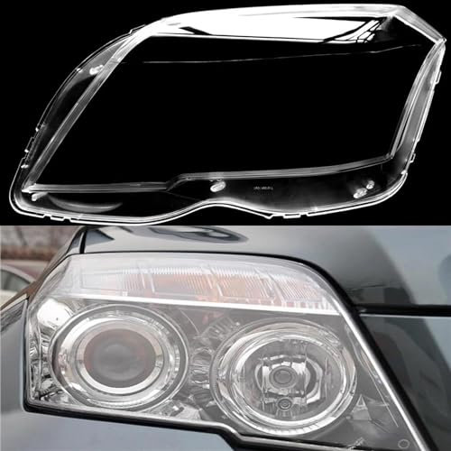 OKIIO Auto Frontscheinwerfer Linsenabdeckung, für Benz X204 GLK GLK300 GLK350 2008-2012, Left+Right Scheinwerferglas Gehäuseabdeckung Streuscheibe Klar Lampenschirm, Styling Zubehör, A/Right