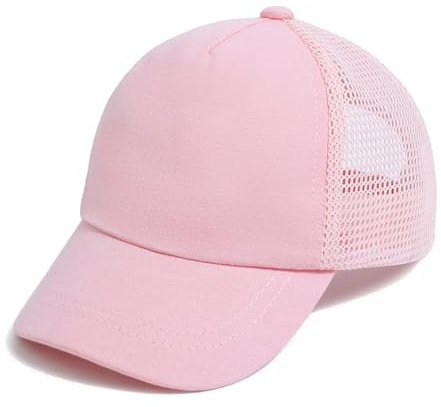 DRESHOW Kleinkind Baseball Mütze Baby Sonnenhut Niedliche einfarbige & Dinosaurier gemusterte Mützen Unisex Baby Trucker Hüte Säugling Kleinkind Kind Hüte für Jungen Mädchen