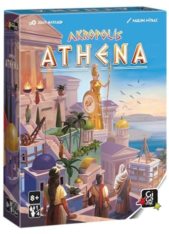 AKROPOLIS Athena - L'extension du Jeu de Base - Attirez-Vous Les faveurs d'Athena - De 1 à 4 Joueurs - A partir de 8 Ans.