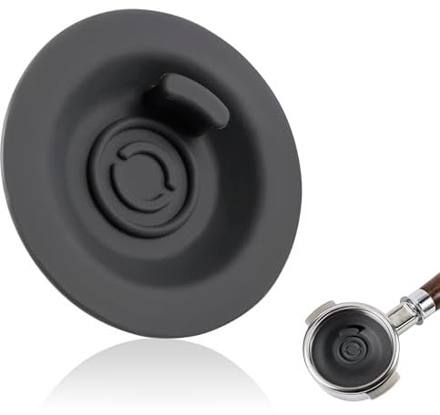 Lyeteung 54mm Silikon Reinigungsscheibe, Rückspül-Reinigungsscheibe, Silikon Kaffeemaschine Griff Reinigungspad, Kompatibel mit Sage, Grau