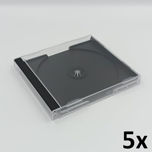 5x NEU Box PS1 PSX PSOne | Leerhülle | Ersatz-Hülle | Leerhüllen | Ersatzhüllen | Game Cases | Ersatzgehäuse | kompatibel mit PlayStation 1 Spielen | 5 Stück
