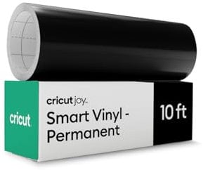 Vinyle intelligent Cricut – Permanent, Noir – 14 cm x 304,8 cm – Grand format