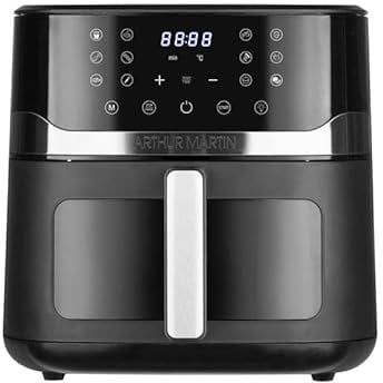 Freidora sin aceite Arthur Martin 10L 1800W negra - ampaf1800