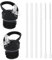 YZROHYI 2 Pack Bouchon de Rechange Gourde,Bouchon Paille pour Bouteille,Straw Lid,Bouchon Gourde Isotherme Universel,Bouchon de Remplacement Gourdes,Couvercle à Paille avec Paille et Brosse Nettoyage