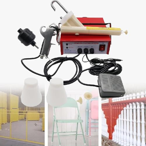 XUXIAO Máquina de pulverización electrostática, Máquina de Recubrimiento en Polvo, Equipo de pulverización portátil Pulverizador electrostático, para automoción Marina