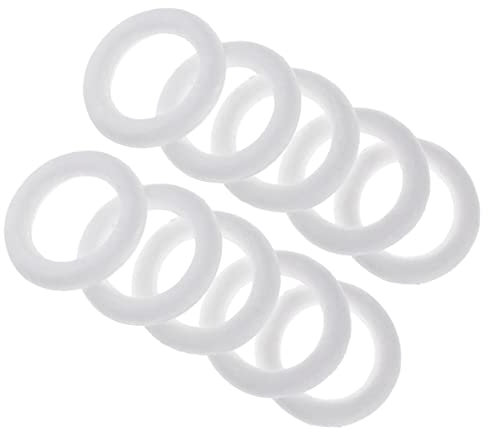 Gadpiparty 10stücke Pack Schaumstoff Kreise Unbemalt DIY Malerei Party Deko Kreisförmige Handwerk Bastelideen Ornamente Für Junge Mädchen