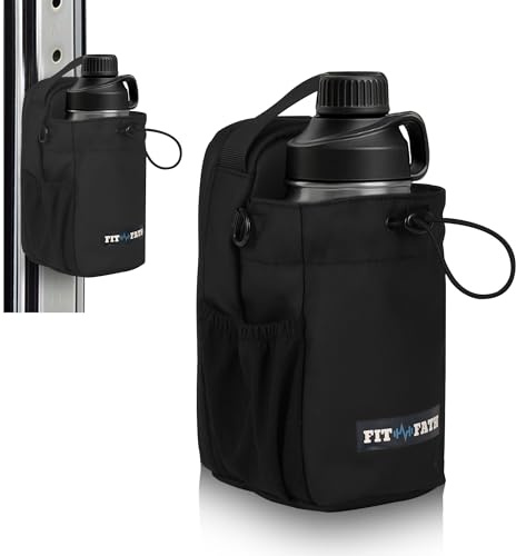 FIT-FATH: Sac porte gourde magnétique 1,5L – Sac magnétique bouteille sport waterproof - Étanche pour téléphone portable, clés, carte – Sac multifonction randonnée, vélo, course, fitness, voyage