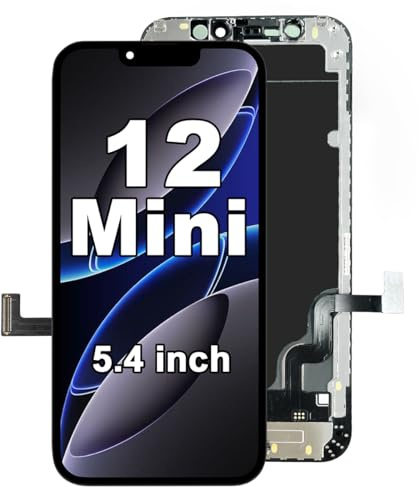for iPhone 11 Pro Screen Replacement 5.8 inch, LCD 3D Touch Display Digitizer Assembly with Repair Tools - Model A2160, A2217, A2215 (No Tool - for iPhone 12 Mini)