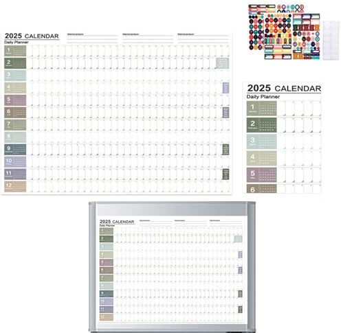 2026 Wandkalender - 74x52 cm Papierplaner, Einseitiges Design, Jahresplan, Urlaub markiert, monatlicher Organisator, Home School Office Decor | Jährlicher Veranstaltungsplaner für ge