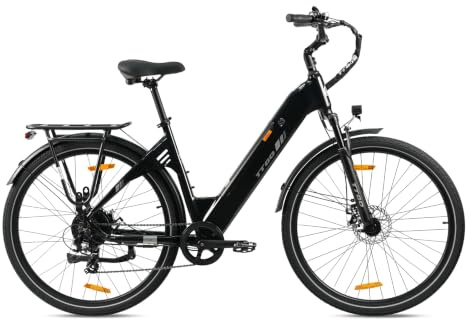 ttgo 28 Zoll E-Bike für Herren & Damen, C3 SE Elektrofahrrad mit 36V 18AH Akku, 250W Motor, bis zu 120 km Reichweite, E-Fahrrad mit 7-Gang-Schaltung, LCD-Display, 25 km/h Pedelec Citybike E Bike
