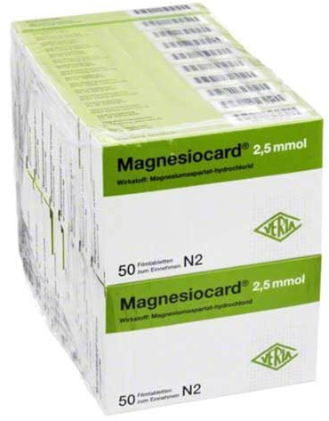 Magnesiocard 2,5 Mmol Filmtabletten