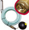 Brunnenandi Saugschlauch 1 versch. Längen_-=-_ für Schwengelpumpe Handpumpe Gartenpumpe zum fördern aus Wassertank Fluss Teich-=- Saugschläuche + Zubehör + Schwimmer -=- (**z.B. 12m**)