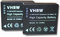 vhbw 2x batteria compatibile con Panasonic Lumix DC-G100, DMC-GF3CK, DC-G100D, DMC-GF3C, DC-TZ91, DMC-GF3 fotocamera (750mAh, 7,2V, Li-Ion)