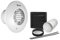 Xpelair Simply Silent DX100 with Wall Kit (300mm Telescopic Duct and External Grille) - Pull Cord Round