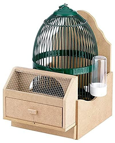 Jaula perdices de reclamo con repisa