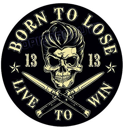 World of Colour Part 2 Born to Lose Aufkleber Sticker Vintage Oldschool Racing Tuning Rockabilly
