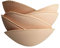 TopBine 3 Pairs Bra Pads Soft Push-up Bra Padding Inserts for Bikini Dresses Top Swimsuit Sports Bras, Round Shape/Light Beige (Round 3L Biege, A/B)