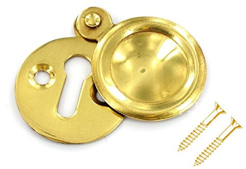 Schlüsselrosette, Messing (1 Stück)