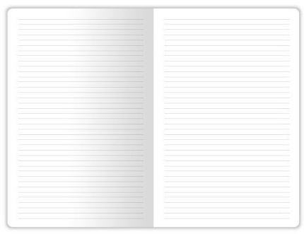 A5-Notizheft, liniert, mit schwarzem Umschlag, für das revolutionäre X47-Notizbuch mit auswechselbaren Heften