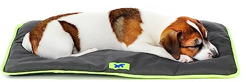 Ferplast Hundematte & Katzenmatte Klein - Waschbares Hundebett - Hundekissen - Wasserdicht & Kratzfest - Matte für Hundehütten und Auto, Hundekorb - Jolly - 65 x 48 cm, SM, SCHWARZ