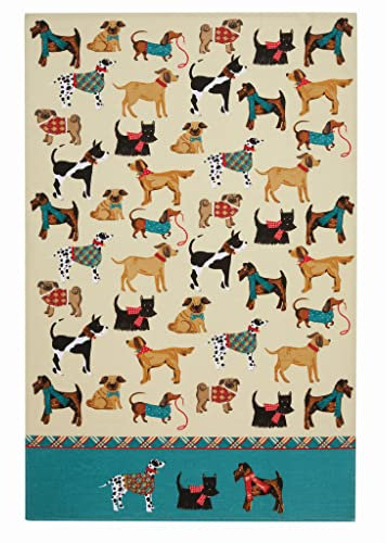Ulster Weavers Hound Dog Tea Towel, 100% Cotton - With Cute Dog Animal Print Design - Kitchen and Cooking Gifts for Bakers & Chefs - Homeware & Kitchenware Range