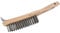Draper 36176 Heavy Duty 4 Row Wire Scratch Brush with Scraper, 310mm,Blue