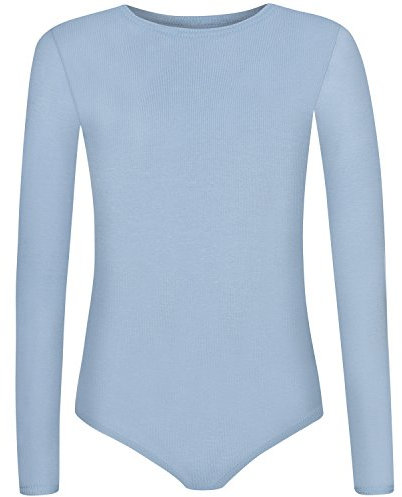 Shepa Mädchen Kinder langarm Gymnastikanzug Ballettanzug 128 blau