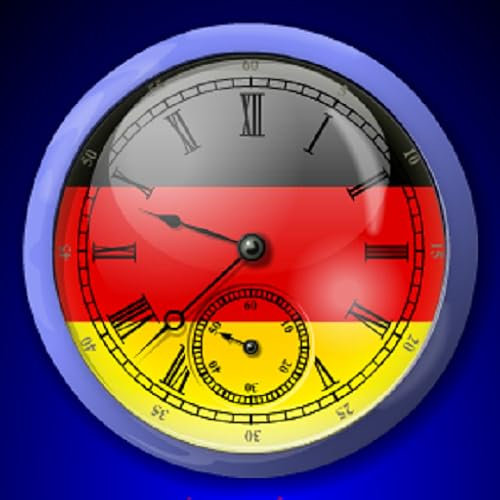 German Flag Alarm Clock *With Sticky Notes. Easy Set Up. Tap Red Numbers to Set Alarm*