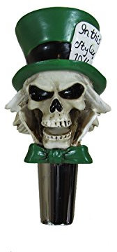 Mad Hatter Beer Tap Handle Home Bar Kegerator Zombie Skull