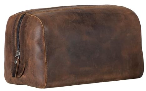 LEONHARD HEYDEN Salisbury Toiletry Bag Brown