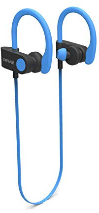Denver Wireless Bluetooth in-Ear Earphones with handsfree Function, Blue, BTE-110BLUE